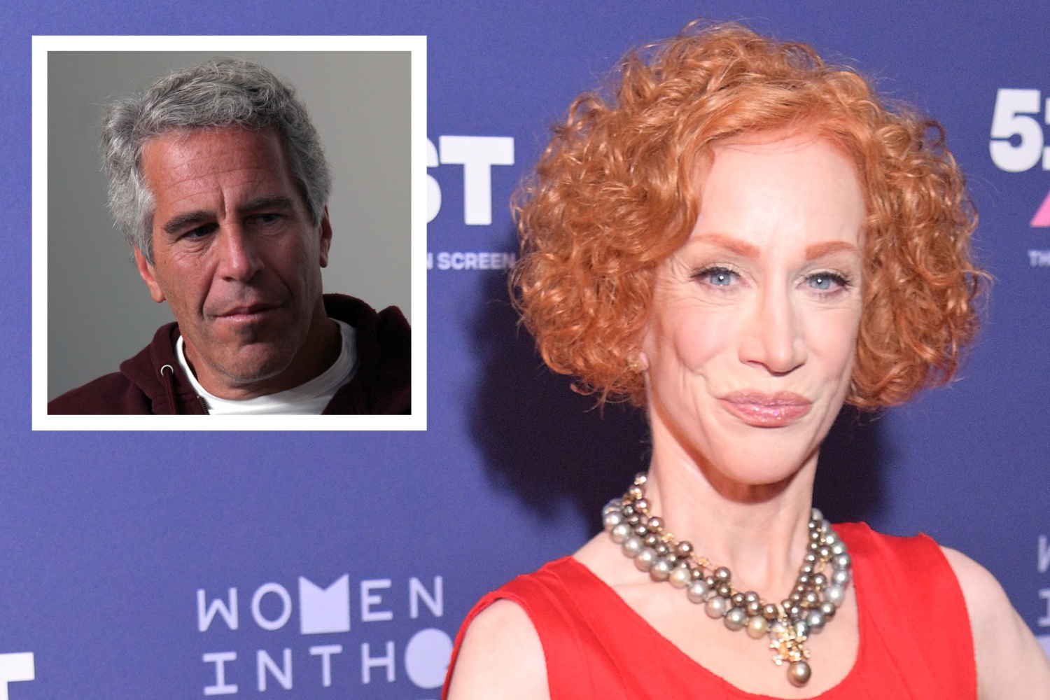 Kathy Griffin slams QAnon/MAGA's Jeffrey Epstein accusations