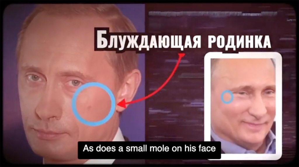 New video furthers the conspiracy theory that Vladimir Putin uses body doubles.