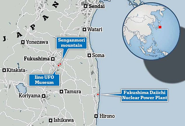 Senganmori mountain lies just southeast of the city of Fukushima, famous for the 2011 disaster