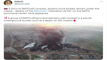 Fact Check: Photo Does NOT Show Russian ‘Retaliation Strike’ On Secret NATO Bunker