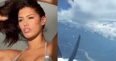 Model captures 'best UFO footage ever' from her private plane - indy100