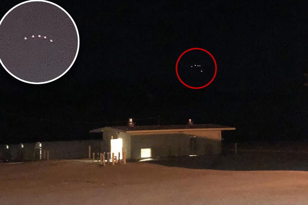 Mass UFO sighting over California military base, new footage