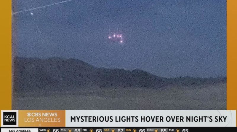 Possible UFO sighting over U.S. military base