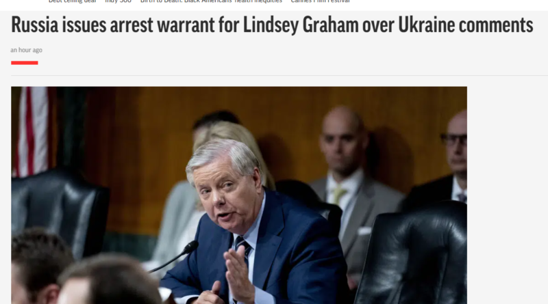 Russia Issued an Arrest Warrant for Lindsey Graham