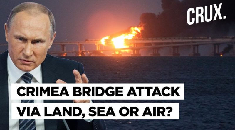 Truck Bomb To Sea Drone: Conspiracy Theories Swirl Around Crimea Bridge Attack | Russia Ukraine War