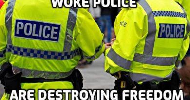 Abbie Roberts arrested outside the fake and embarrassing ‘Covid Inquiry’ while those inside guilty of ‘Covid’ tyranny and mass killing walk free. Police gofers have no self-respect and no shame