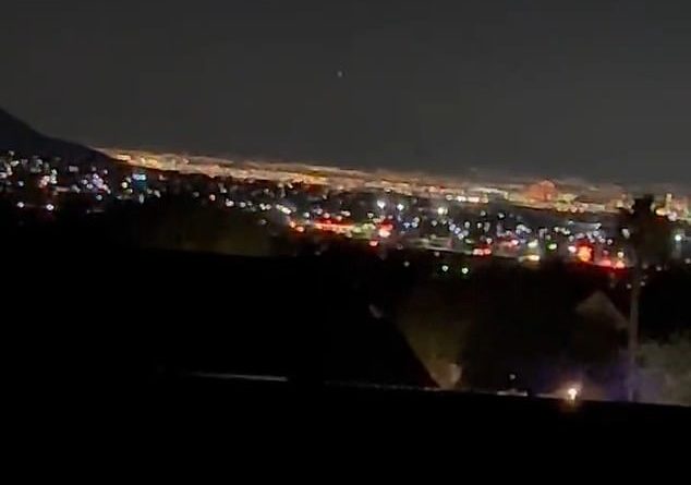 ANOTHER UFO is spotted flying over Las Vegas