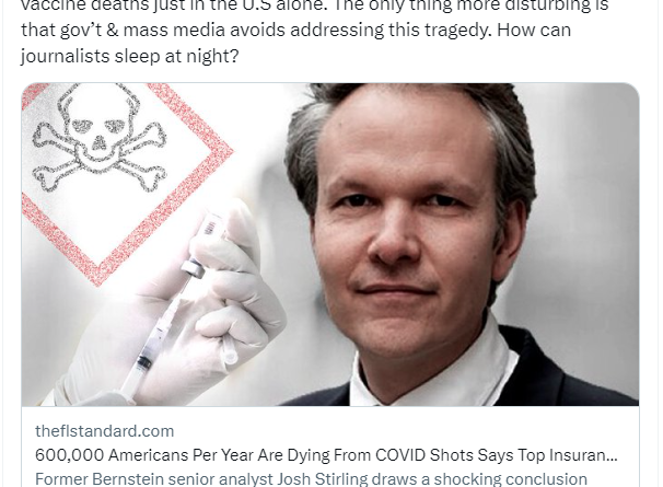 Fact Check: '600,000 Americans Per Year' Are NOT 'Dying From COVID Shots' -- The Vaccines Save Lives | Lead Stories