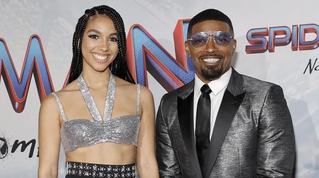 Corinne Foxx with her father (Image via Getty Images)