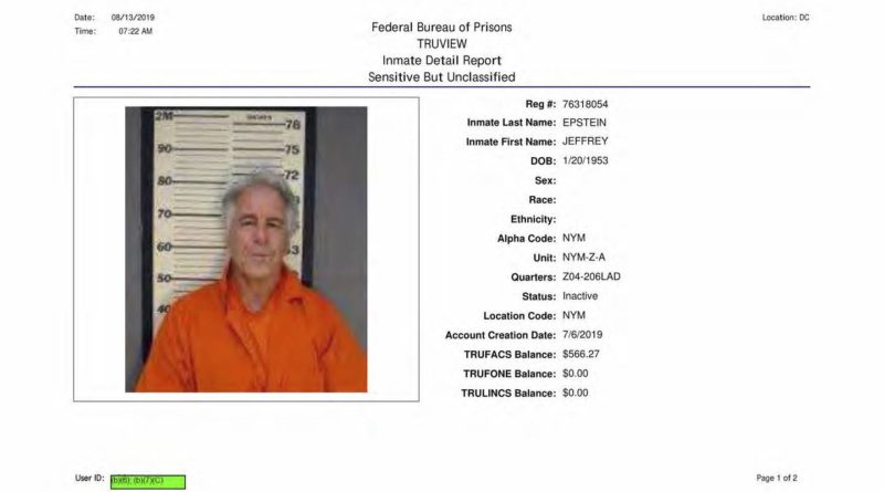 Newly released records on Jeffrey Epstein’s jail suicide help dispel conspiracy theories