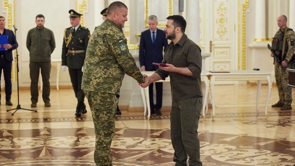 Gen Zaluzhny and President Zelensky