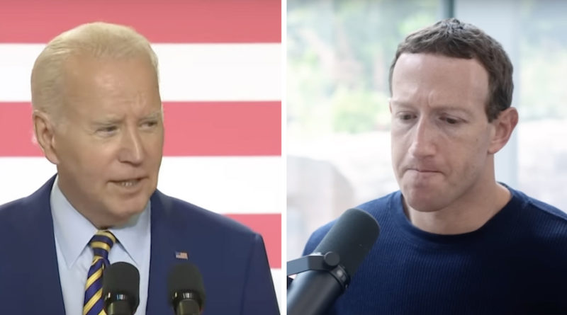 Facebook Censored Americans Under Pressure From Biden Administration