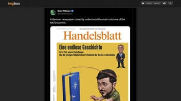 Fact Check: German Newspaper Handelsblatt Did NOT Call To 'Reconsider Attitudes' Toward Ukraine's Zelenskyy After 2023 NATO Summit | Lead Stories