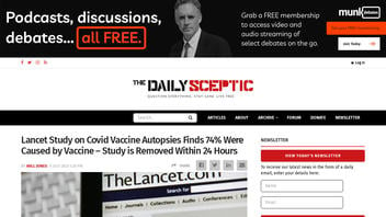 Fact Check: Preprint Paper Submitted To The Lancet Did NOT Find 74% Of Deaths In Reviewed Autopsies Were Caused By COVID-19 Vaccine | Lead Stories