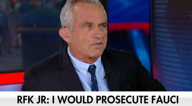 'He caused a lot of injury': RFK Jr. says he would prosecute Fauci as president and 'not hold off' if 'crimes were committed'