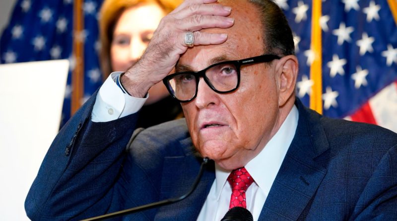 Rudy Giuliani admits to falsehoods in Georgia election fraud claims