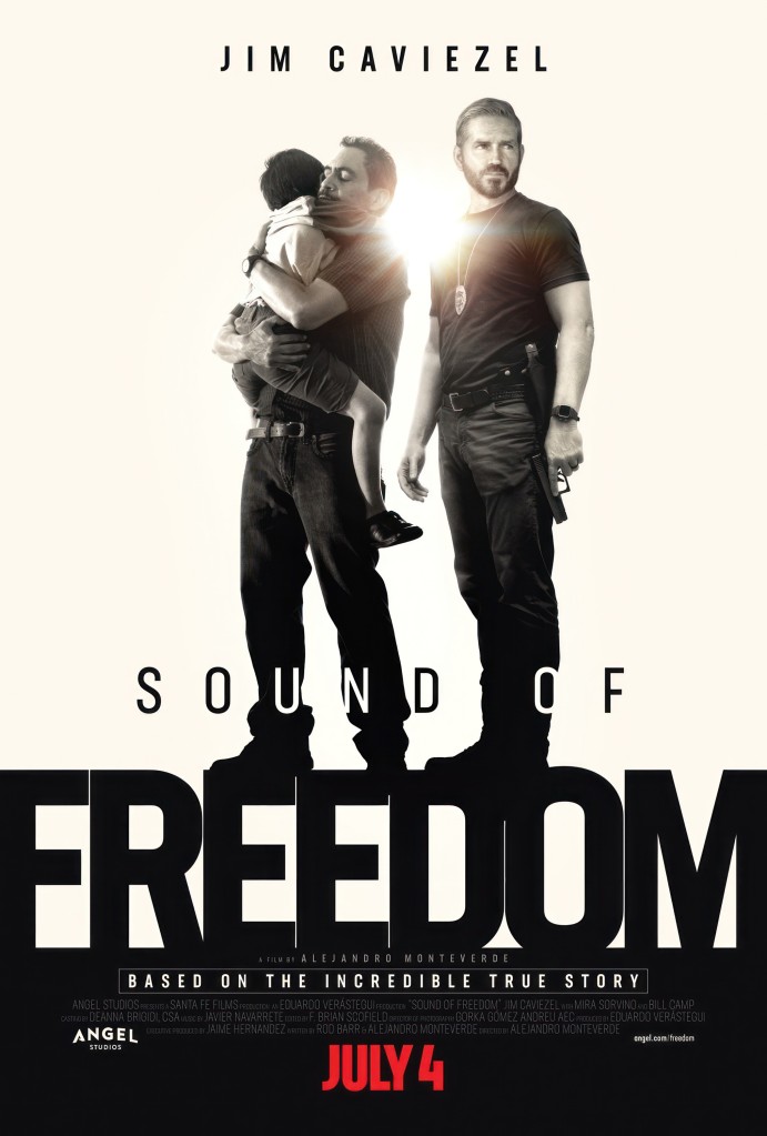 The "Sound of Freedom" movie poster.