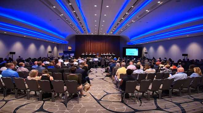 The National Association of Secretaries of State provided members a briefing on content-generating artificial intelligence at its annual summer conference on July 11, 2023, held this year in Washington, D.C.