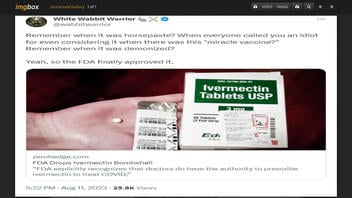 Fact Check: FDA Did NOT Approve Ivermectin As COVID-19 Treatment | Lead Stories