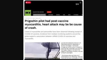 Fact Check: RT Did NOT Publish Article Saying 'Post-Vaccine Myocarditis' Affected Pilot In Plane Crash That Killed Yevgeny Prigozhin | Lead Stories