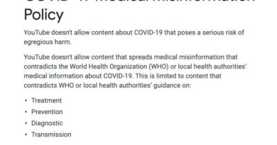 Inside YouTube’s new “Medical Misinformation Policy”