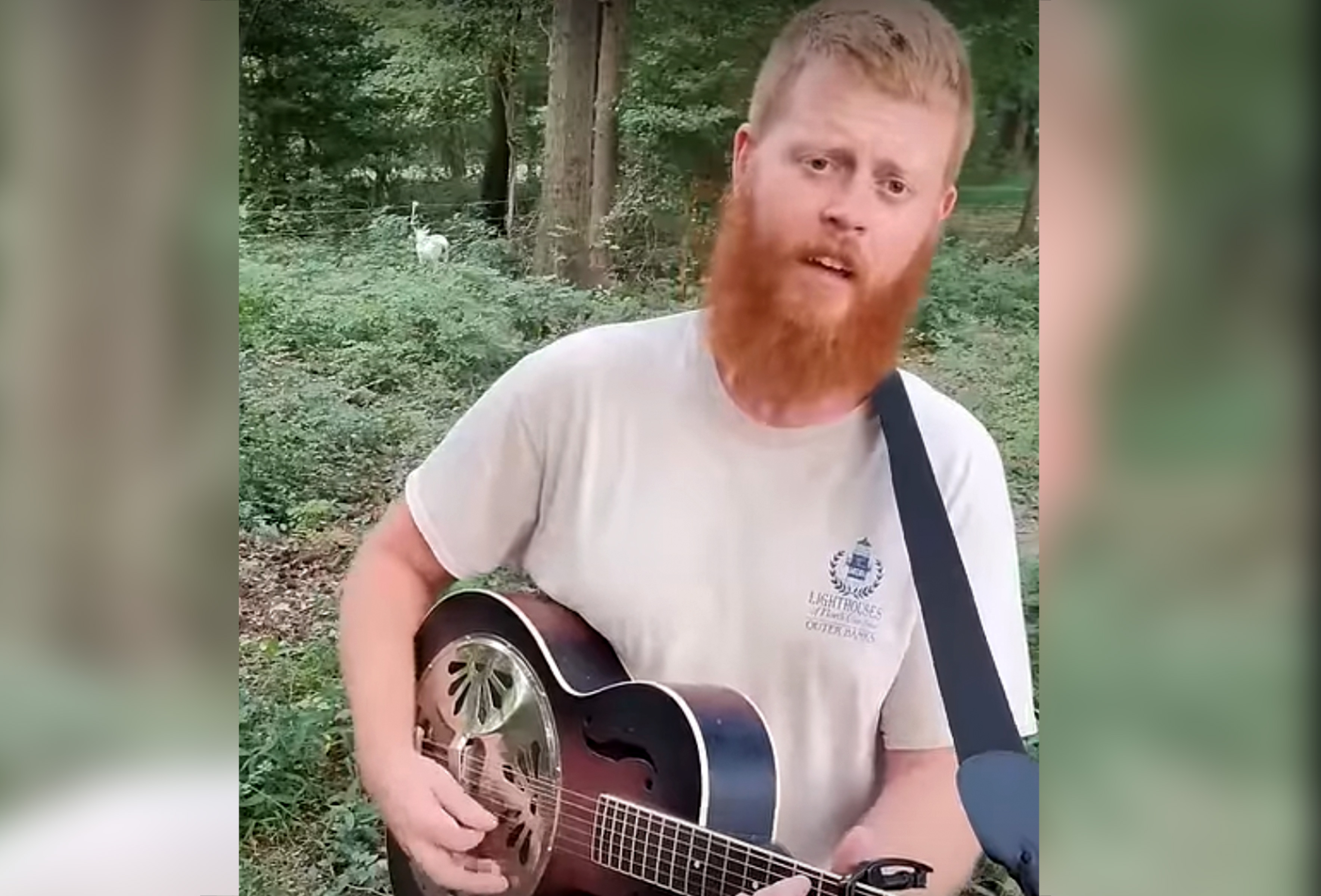 Oliver Anthony Playing Guitar 