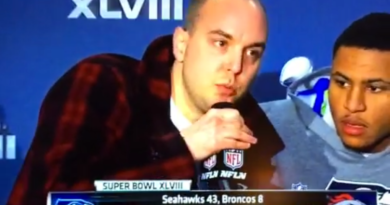 This Guy Interrupted a Super Bowl Press Conference to Share His 9/11 Conspiracy Theories