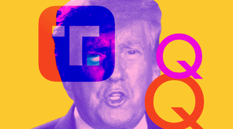 Trump has repeatedly amplified content from QAnon’s central figure on Truth Social