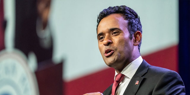 Republican presidential candidate Vivek Ramaswamy