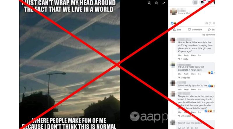 Aircraft chemtrails conspiracy is long overdue for departure