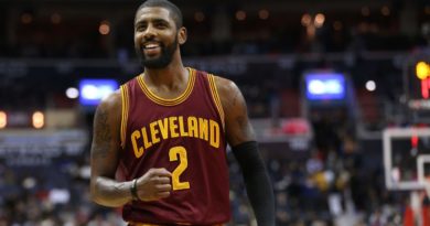 Back to Earth: Kyrie finds reaction 'hilarious'