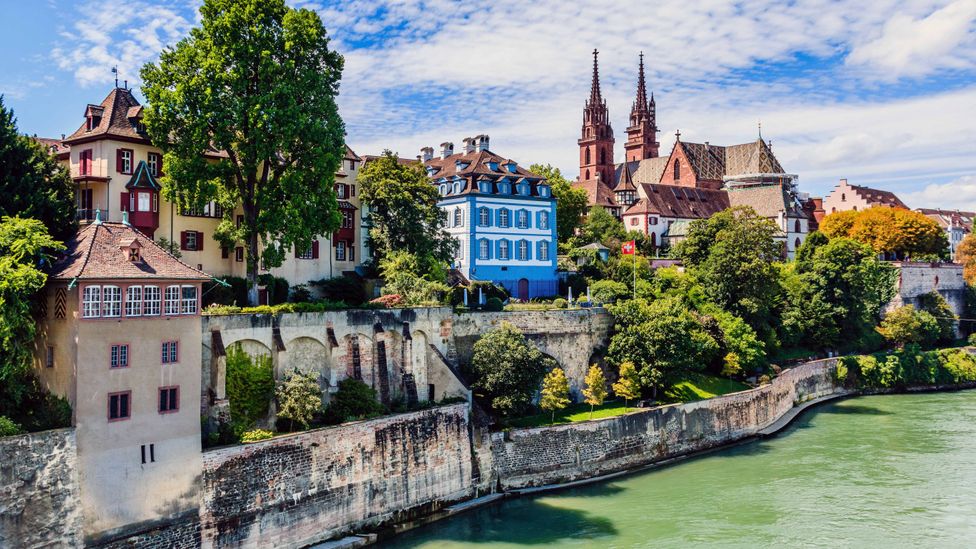 Basel was founded about 2,000 years ago on the banks of the Rhine (Credit: Carmen Gabriela/Getty Images)