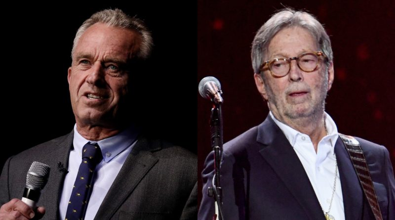 Eric Clapton Raises $2.2 Million for Fellow Vaccine 'Skeptic' RFK Jr. at Private Fundraiser