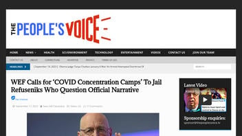 Fact Check: WEF Does NOT Call For 'COVID Concentration Camps' To Jail Those Who Question Official Narrative