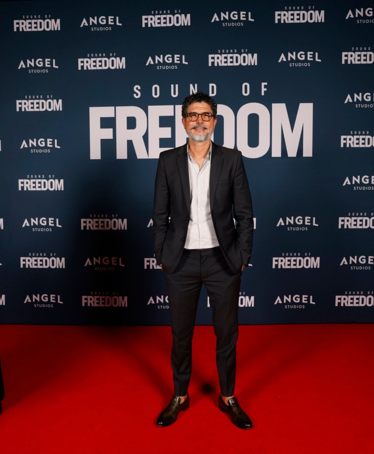 VINEYARD, UTAH - JUNE 28: Director Alejandro Monteverde attends the premiere of "Sound of Freedom" on June 28, 2023 in Vineyard, Utah. (Photo by Fred Hayes/Getty Images for Angel Studios)