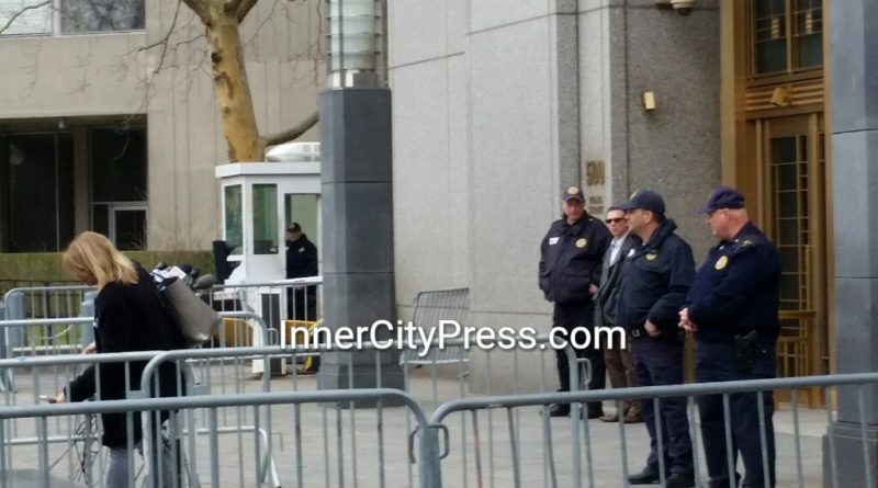 Man With MKUltra Sign in Foley Square Cites Dormant SDNY Case, Damages of $30 Million