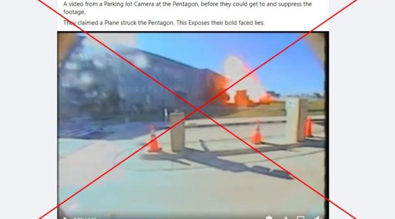 Pentagon security clip used to spread baseless 9/11 conspiracy theory