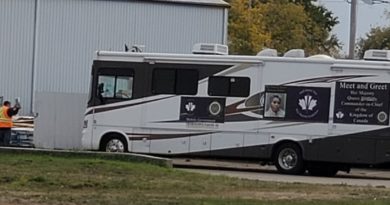 QAnon's 'Queen of Canada' motorhome makes stop in Kamsack