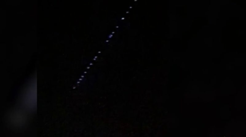 UFO's over South Jersey just turned out to be Space X satellites