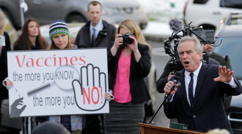 Where Robert F. Kennedy Jr. Delivers His Fringe Views: Not on the Trail