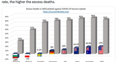 Does a New Study Show the Higher a Country's Vaccination Rate, the Higher Its Excess Death Rate?