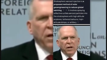 Fact Check: CIA Head Did NOT Acknowledge 'Chemtrails' Are Real By Discussing 'Stratospheric Aerosol Injection,' A Proposed Solar Geoengineering Technology | Lead Stories