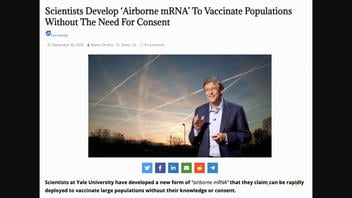 Fact Check: Yale Scientists Did NOT 'Claim' New 'Airborne mRNA' Can 'Vaccinate Large Populations Without Their Knowledge Or Consent' | Lead Stories