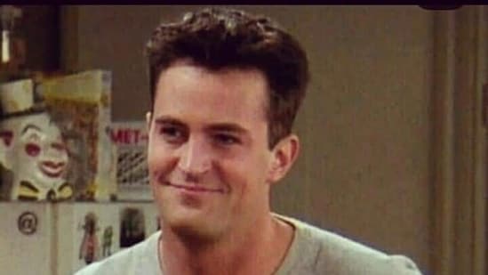 Matthew Perry on the famous television sitcom Friends as Chandler Bing.(Screengrab)