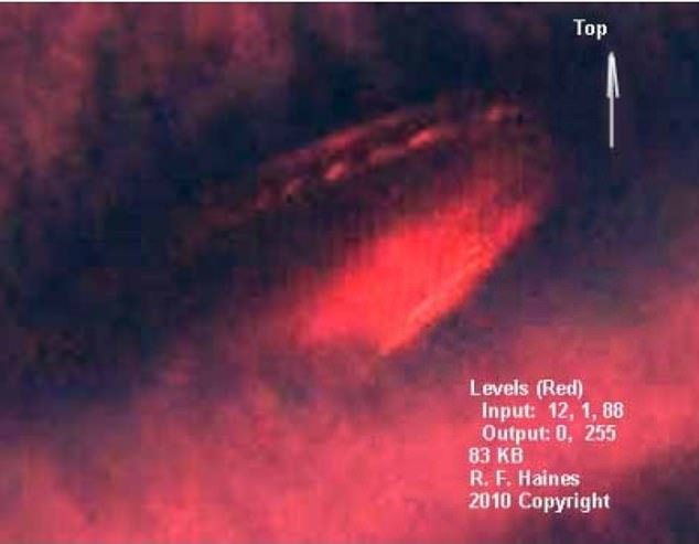 Experts investigated the image under red, green and blue factors to see how the light may have been distributed