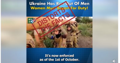 Online Video Misrepresents Ukraine's Conscription of Women in War with Russia - FactCheck.org