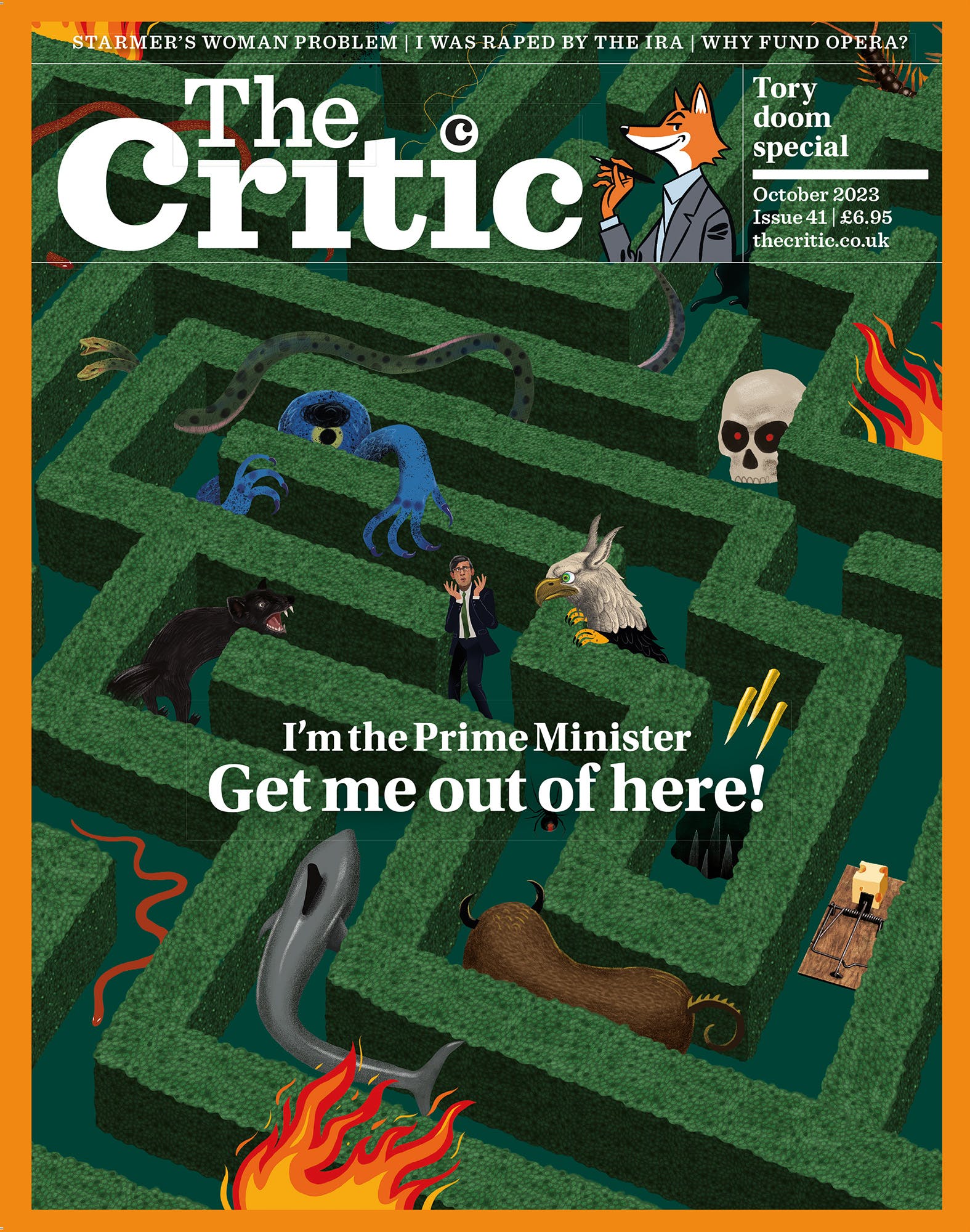 Critic magazine cover