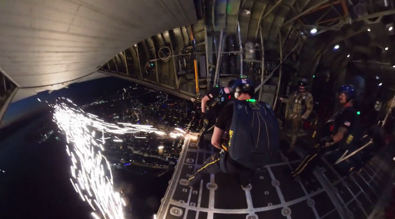 Seattle sky lit up by Navy Parachute Team, not UFOs, during Sounders' fan appreciation day