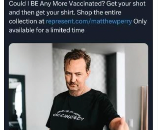 Twisted Anti-Vaxxers Rush to Blame Matthew Perry's Death on Covid Vaccine