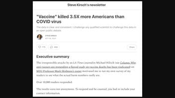 Fact Check: 'Survey' Does NOT Prove COVID-19 Vaccine Killed 3.5X More Americans Than COVID Virus | Lead Stories